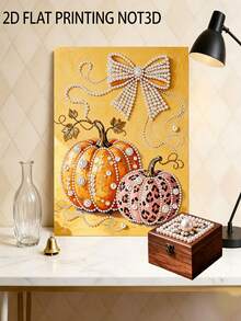 30*40cm Frameless Canvas Colorful Pearl Painting, DIY Rhinestone Sticker Decor Art. High Gloss Round Pearl Beads, Thickened Waterproof Printed Canvas. Suitable For Parents And Children And Team Building Activities Stress Relief Craft, Home Leisure DIY Decoration - A - View 13