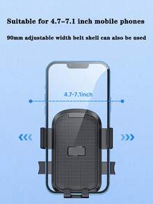 Bicycle Phone Mount, Motorcycle Handlebar Phone Mount, Rotating Phone Holder, Compatible With 4.7 To 7.2 Inch Smartphones - Multicolor - View 8