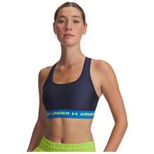 Under Armour حمالات الصدر رياضية نسائية - الأزرق - مشاهدة 1