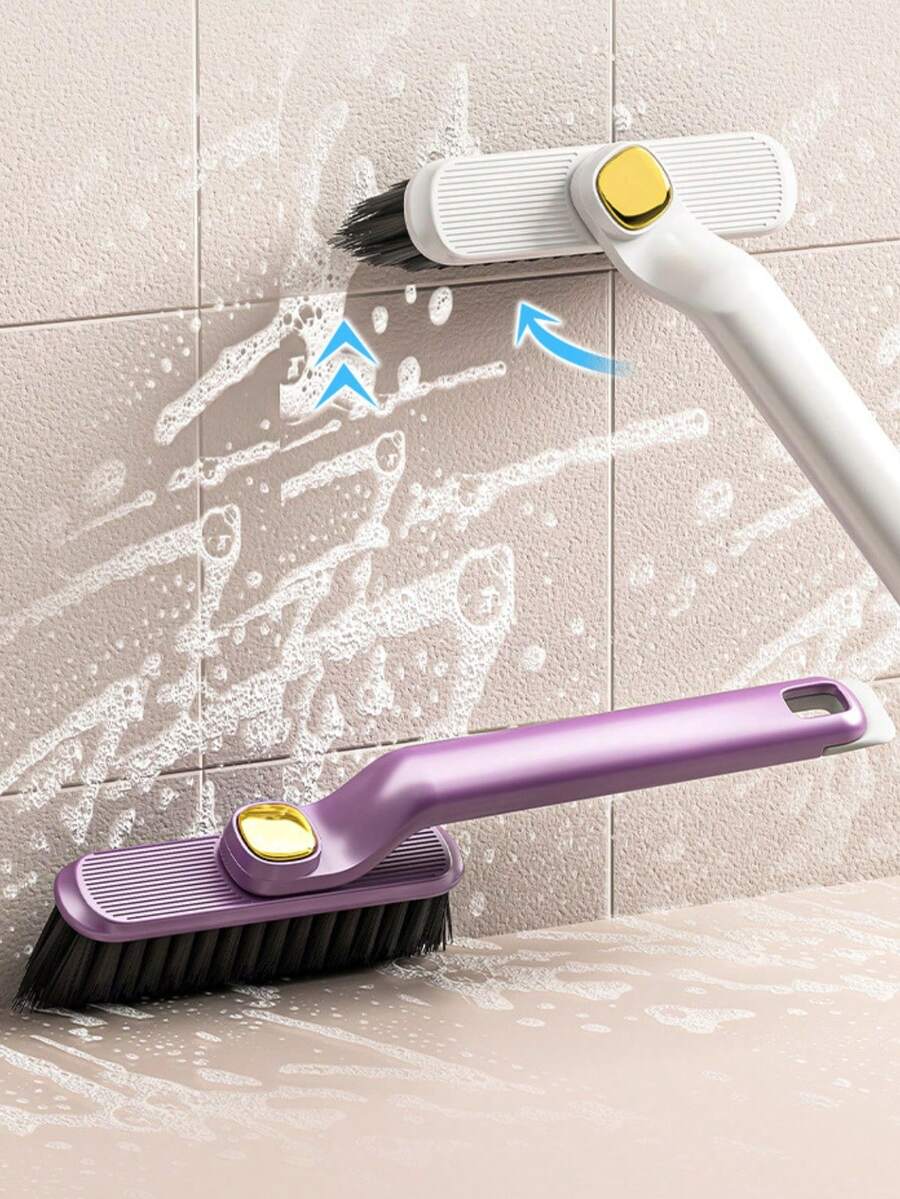 1 buah Sikat Pembersih Celah Multifungsi, Sikat Lantai Toilet Kamar Mandi, Sikat Pembersih Putar Dapur