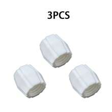 Juego de 3 adaptadores de recarga de pasta de dientes, conector de transferencia práctico, adecuado para recargas de pasta de dientes de viaje mini - A - Ver 8