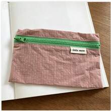 Multifunctional Fabric Storage Bag Student Stationery Pencil Case - Yellow - View 15