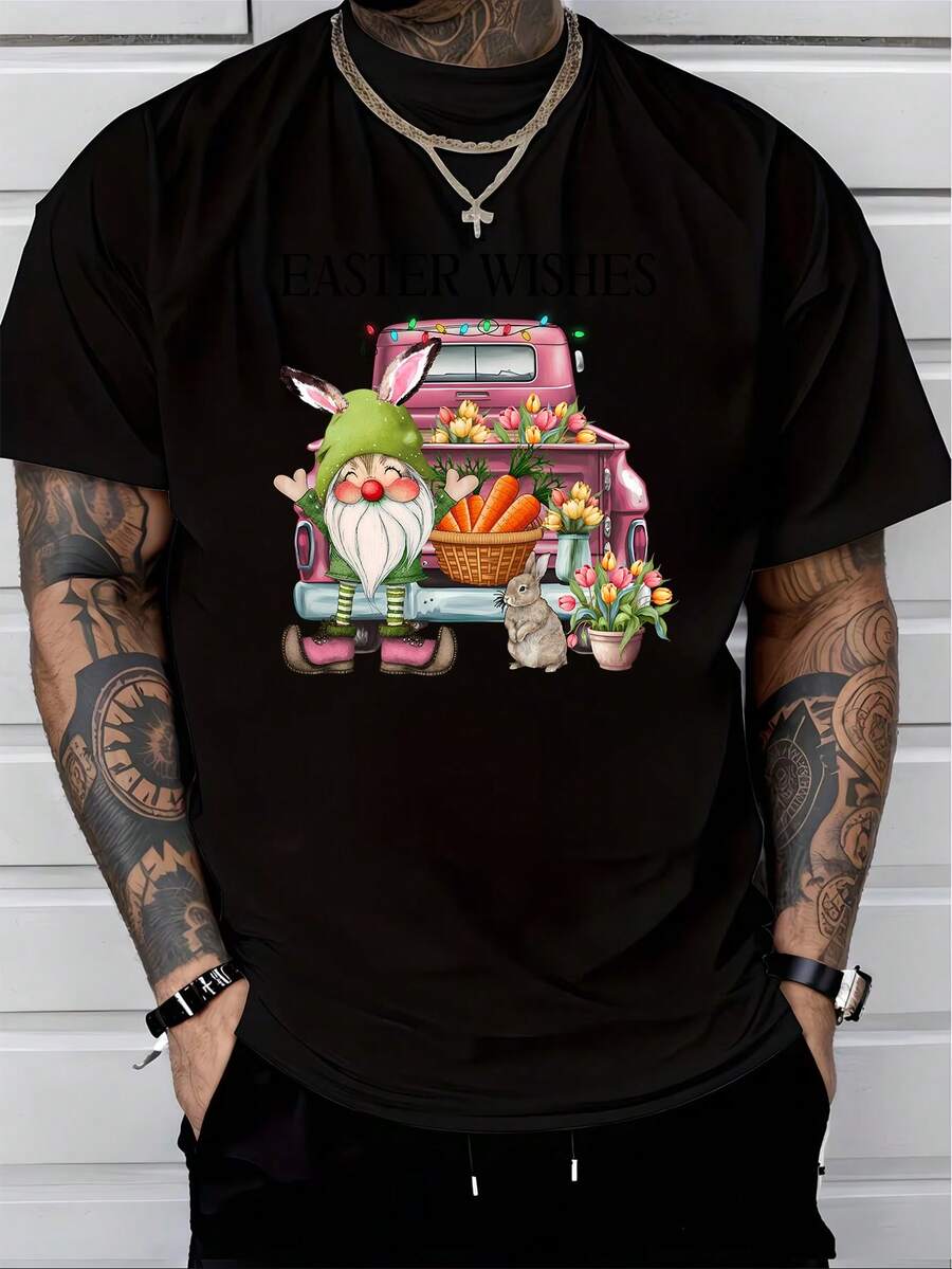 Camisetas de hombre - Negro - Ver 1