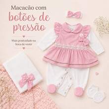 Baby Girls Rompers - paslı gül - Görünüm 3