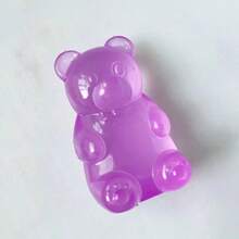 Tachimi 1pc Soft Gummy Bear Sensory Fidget Toy, Squishy Stress Relief Toy, Paper Cut Cat, Birthday Gift, Gift Bag Filler, Random Style And Color - Multicolor - View 10