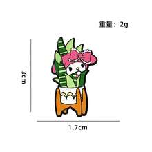 SANRIO 1件可愛卡通三麗鷗胸針，萬聖節與聖誕節金屬徽章，Hello Kitty胸針，柔和甜美貓咪合金包包飾品針 - 彩色 - 查看 11