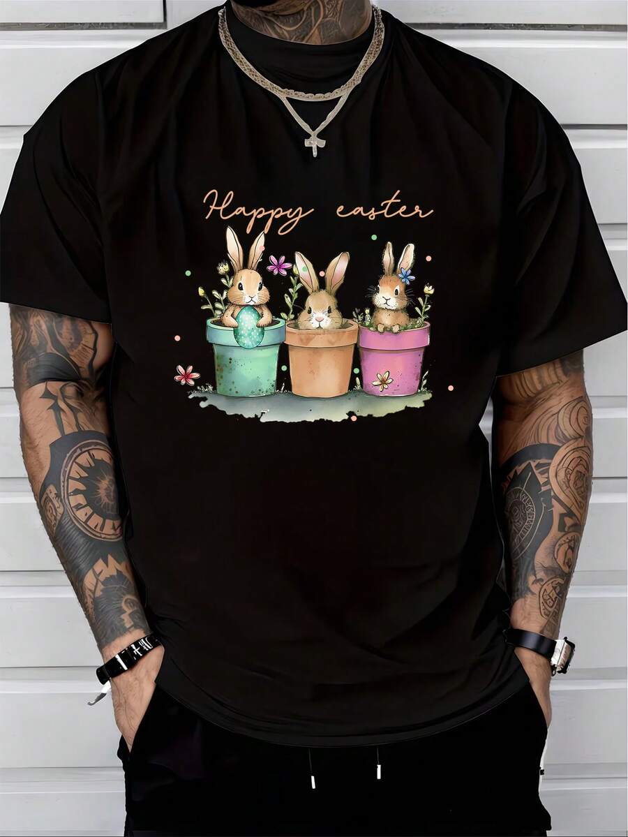 Camisetas de hombre - Negro - Ver 1