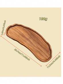 1pc Multi-Purpose Acacia Wood Tray, High-Quality Wooden Tray, Suitable For Bathroom, Dining Table, Perfume Tray, Kitchen Tray, Reception Desk, Decorative Tray, Suitable For Room Decor, Home Decor, Bathroom Decor And Living Room Decor, Widely Used Wooden Tray In The Home - Brown - View 8