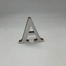 White Wooden Letters, Unfinished Wooden Letters, Suitable For Wall Decor, Standing Decor Letters, Sliced Signage Decor, Can Be Used For Crafts, Home Party Projects, Birthdays, Graduation Ceremonies, Etc., Best Gift Choice. - White - View 24