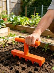Garden Seeding Hole Puncher, Home Vegetable And Flower Seedbed Hole Puncher, Balcony Vegetable... Garden Seeding Tool, Precision Hole Punching Direct Sowing Garden Vegetable Planting Specialized Tool, Professional Auxiliary Agricultural Planting Tool - A - View 7