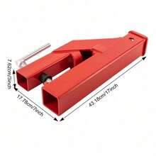Clamp On Tractor Hitch Bucket Trailer Receiver Ball Mount Tow Attachment 2" - 1 - View 2