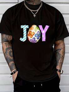 Men T-Shirts - 黑色 - 查看 6