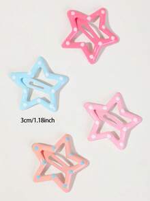 30/20/10pcs Girls Multi-Color Bangs Clips BB Clips Bow Hair Clips Hair Accessories High Elasticity Durable Non-Damaging Hair Ties Hair Bands Sweet Versatile Small Rubber Bands For Daily Use - Multicolor - View 7