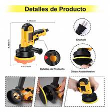 Pulidora Eléctrica de Mano MXGAA para Auto con Kit de 17 Piezas, 700 W y Velocidad Variable - Tipo de Enchufe A USA (110-127V) - Ver 4