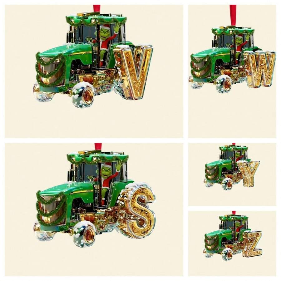 The Grinch New Green Monster Themed Christmas Decoration, Perfect For Parties And Birthdays, Also An Ideal Choice For Holiday Decor And Photo Props - Multicolor - View 1