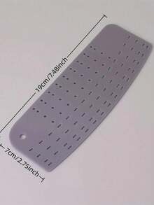 1/2pcs Multi-Size Acrylic Sewing Tools, Used For Marking Stitch Positions And Threading, With Universal Curved Edge, Straight Edge And Double Corner Curved Design, Suitable For Marking And Ironing Pant Legs, Hems, Cuffs And Collars - Multicolor - View 6