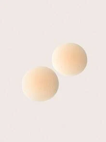SHEIN 可重複使用矽膠乳貼 透氣隱形胸貼 極薄無縫自黏式乳貼 不顯痕內衣貼 女士內衣配件 - 彩色 - 查看 6