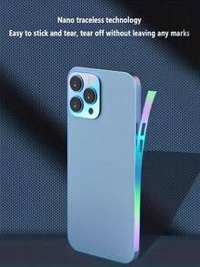XINHONGYU 1pc Colorful Glow-In-The-Dark Phone Case Edge Sticker - Multicolor - View 2