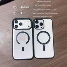 1pc Leopard Print Personalized Pattern Full Coverage TPU Shockproof Phone Case Compatible With Apple 17 16 15 14 13 12 11 Pro Max And Series - Black - View 5