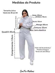 Set Of Pants And High Neck Cacharrel Mousse Knitting Tricot Blouse - Camel - View 4