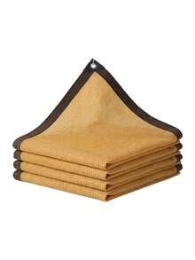 1pc 3-Color Multi-Specification Encrypted Thickened Sunshade Net, Outdoor Greenhouse Insulation Net, Yard Outdoor Sun Protection Insulation Shade Net, Sunscreen Net, Rooftop Insulation Sun Protection Net, Perforated Shade Net, Rooftop Balcony Sun Protection Net, Suitable For Plant Trellis, Terrace Greenhouse, Balcony, Garden, Rooftop - Multicolor - View 15