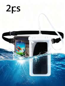 PVC Waterproof Waist Bag, Summer Waterproof Phone Storage Pouch, Back To School Essential, Suitable For Swimming And Water Park - Multiple Styles - View 26