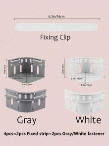 4pcs Bed Sheet Fastener Set, Corner Clips, Anti-Slip Clamps, Mattress Straps, Suitable For Most Bed Sheet Sizes, Anti-Slip Bed Sheet Set To Securely Fix Bed Sheets - Multicolor - View 6