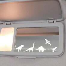 Mini Dinosaurs Easter Egg Decals Set Of 5 - Raptor T Rex Pterodactyl Car Window Vinyl Sticker - A - View 7