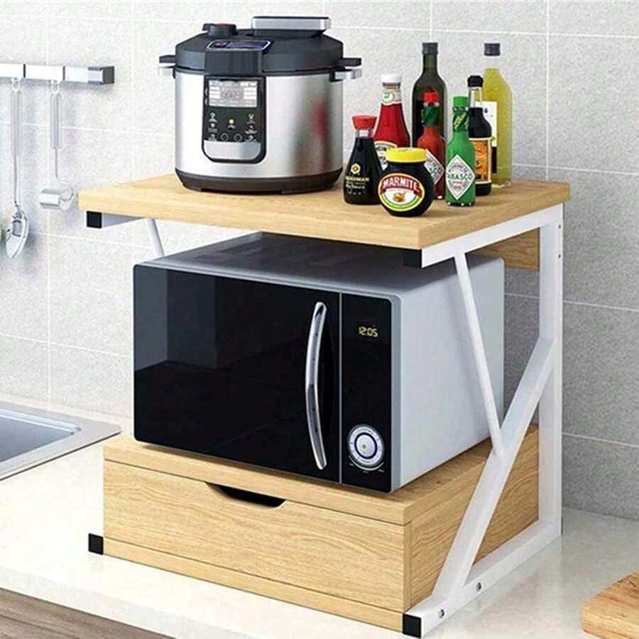 Mobile Storage Islands - Beige - View 1
