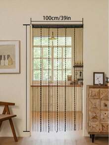 (One Piece) Fashion Door Curtain Beaded String Curtain - A - View 4