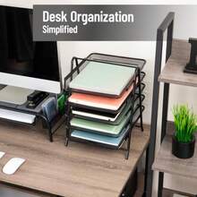 Office & Stationery Storage Set - Black - View 3