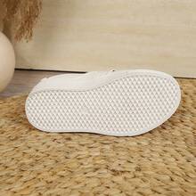 Thick Sole Slip-On Casual Loafers - White - View 7