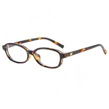 1 Pair Men's Oval Retro Small Frame Personalized Daily Commute Fashion Plain Lens Glasses - Multicolor - View 10