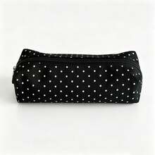 Cute Polka Dot Pencil Case Large Capacity Student Pencil Brush Storage Bag - A - View 9