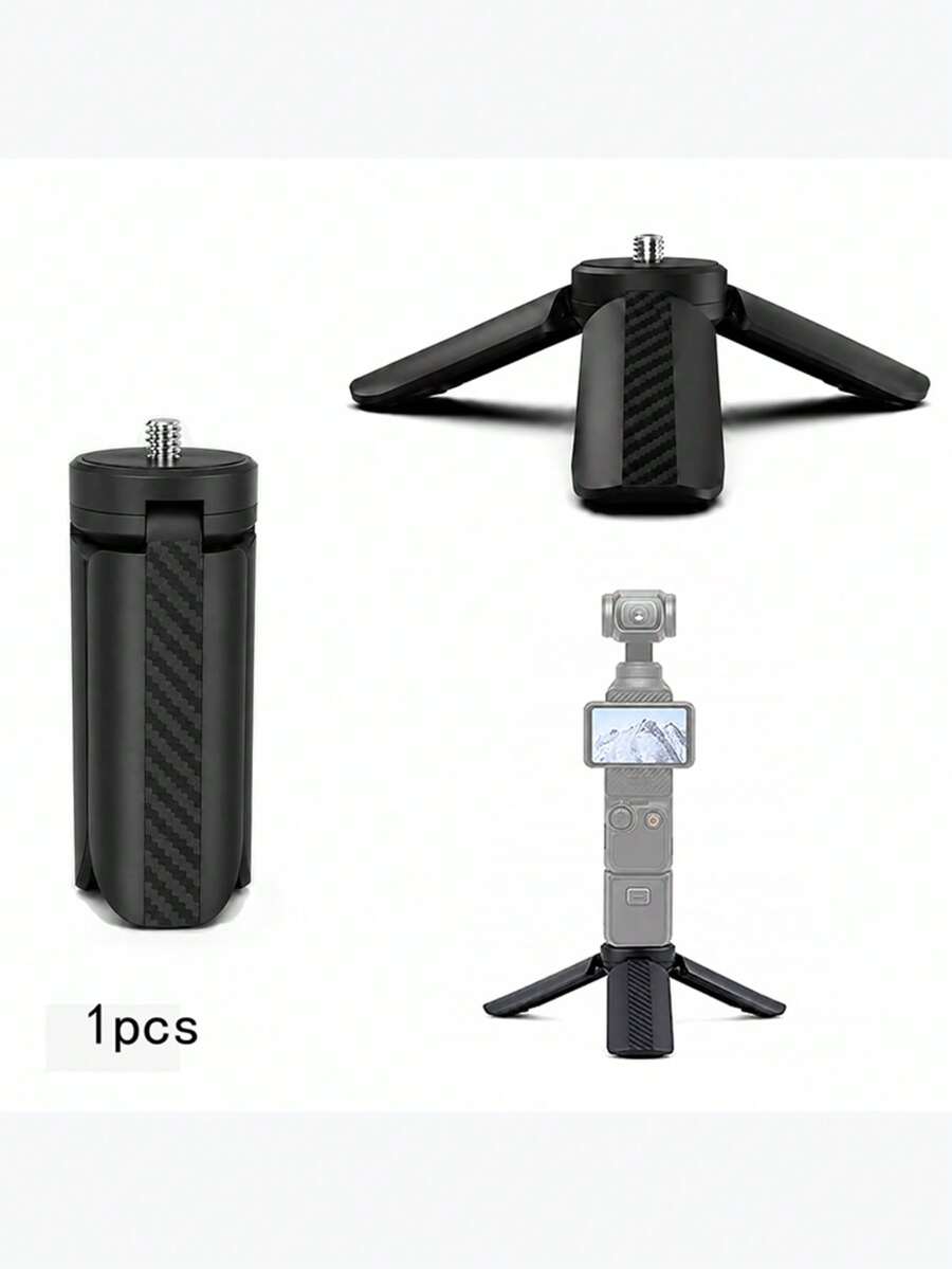 Tripod Mini Lipat 1/4 Inci, Kompatibel dengan Kamera Saku, Kamera Aksi, Klip Ponsel, dan Lampu Pengisi Mini, Basis Genggam Desktop Portabel, Cocok untuk Pemotretan Vlog, Perekaman Perjalanan, Panggilan Video, dan Siaran Langsung - View 1