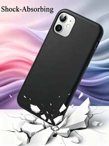 Liquid Silicone Case Compatible With IPhone 18 Pro Max 17 16 15 14 13 12 11 Pro Max 16 15 Plus 13 Mini 12 Mini XR XS Max Air Se2 Se3 8 7 6 6s Plus, Black | [Drop Protection] [Scratch Resistant,Shockproof ] [Silky And Soft Touch] - Black - View 2