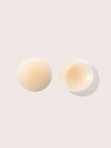 SHEIN 可重複使用矽膠乳貼 透氣隱形胸貼 極薄無縫自黏式乳貼 不顯痕內衣貼 女士內衣配件 - 彩色 - 查看 9
