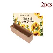 1pc Sunflower Floral Pattern, 2D Printed Flat Stove Protector Mat, Rubber Non-Slip Heat-Resistant Stove Cover Pad, Suitable For Induction Cooktop, Glass Cooktop, Multi-Function Scratch-Resistant Mat, Best Choice For Oven, Washing Machine, Dryer, Kitchen Decor - Multicolor - View 10