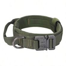 Tactical Dog Collar, Heavy Duty Nylon Dog Collar With Quick Release Buckle And Control Handle, Adjustable Pet Collar For Medium To Large Dog Training, Walking, Outdoor - Multicolor - View 16