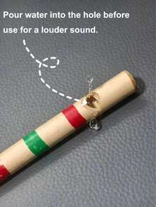 Bird Call Sound Effect Flute, Pure Handmade Bamboo Bird Whistle, Traditional Oriental Musical Instrument, Ideal Exquisite Gift - Bird-like Musical Instrument - View 5