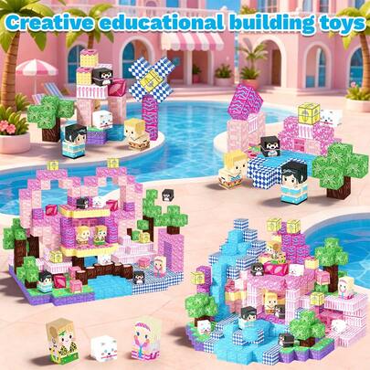 48/100/200 piezas Bloques Magnéticos, Juguetes de Viaje Cubos de Construcción Regalos de Cumpleaños para Niñas | Bloques Magnéticos, Cubos de Construcción de 0.8 Pulgadas, Juguetes de Construcción STEM, Regalos de Navidad y Cumpleaños para Niños y Niñas de 3+ Años