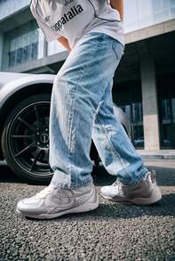 Kappa Silver Y2K Unisex Millennium Retro Casual Shoes Mesh Breathable Soft Sole Training Shoes - Classic White/Silver - View 8