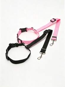 1 pièce Laisse de pour chien en voiture, Laisse intérieure pour animal de compagnie, Ceinture de pour chien, Boucle de siège pour chien, Accessoires de siège de voiture pour chien, Cadeau de Noël pour siège de voiture pour chien, Housse de siège de voiture pour chien, Siège de voiture pour animal de compagnie - Multicolore - Voir 15