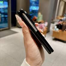 Funda protectora plegable magnética compatible con Samsung FOLD8 8U, diseño minimalista - Negro + tapa frontal estándar - Ver 3