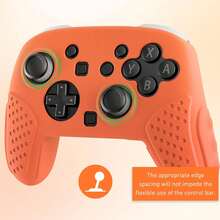 Controller Grip Sleeve, Switch 2 Pro Controller Anti-Slip Silicone Grip Protective Cover, Anti-Scratch Anti-Sweat Protective Shell, Shock-Absorbing Comfortable Gaming Protective Sleeve - View 12