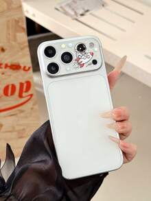 1pc Cute Astronaut Rocket Cartoon Print Full Coverage 9H Hardness Camera Lens Protector, Compatible With IPhone 18promax/18Pro/17promax/17pro, Space Planet Pattern, Anti-Oil, Anti-Drop, Anti-Explosion, Bubble-Free, Auto-Adsorption, Easy Installation Protective Film - Clear - View 5