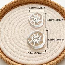 2Pcs Spiral Sun Hollow Polymer Clay Cutters Set Sun Pattern Clay Molds DIY Handmade Earring Pendant Jewelry Craft Supplies - 2 Pcs - View 4