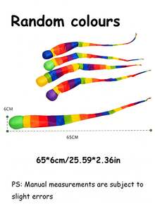 Fun Catch Ball, Aerodynamic Long Tail Design, Rainbow Comet Ball, Suitable For Men And Women, Colorful Soft Catch Toy, Perfect For Weekend Camping, Outdoor Gatherings, Beach Parties, Sensory Game Equipment, Fun Lawn Game Outdoor Sports Toy - Multicolor - View 10