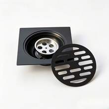 Matte Black Style Complete Set With Drain Core And Independent Packaging Box - Black - View 5