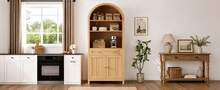 Sideboard Natural Made Of Wood For Living Room And Dining Room - 自然的 - 查看 6
